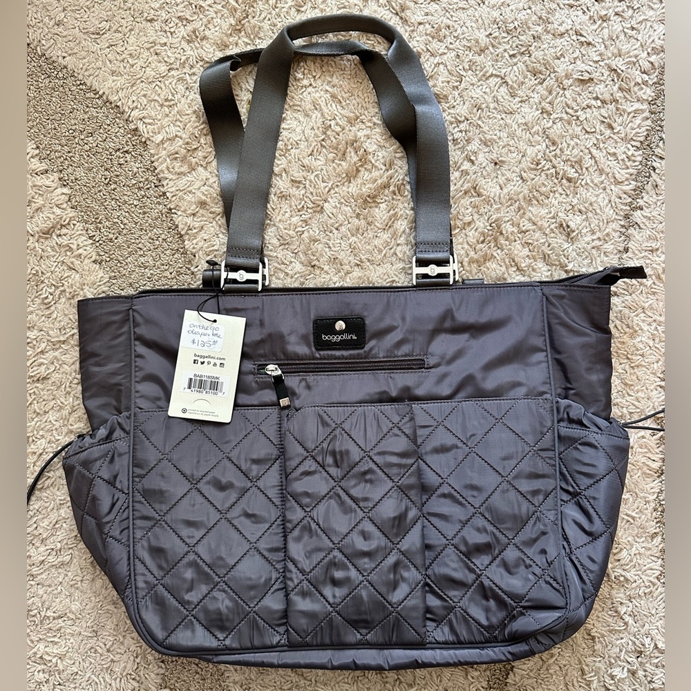NWT Baggallini On The Go Diaper Tote